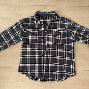 Forever 21 mens Thick Overshirt jacket flannel